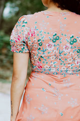 Abigail Peach Maxi Dress