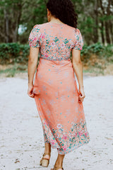 Abigail Peach Maxi Dress