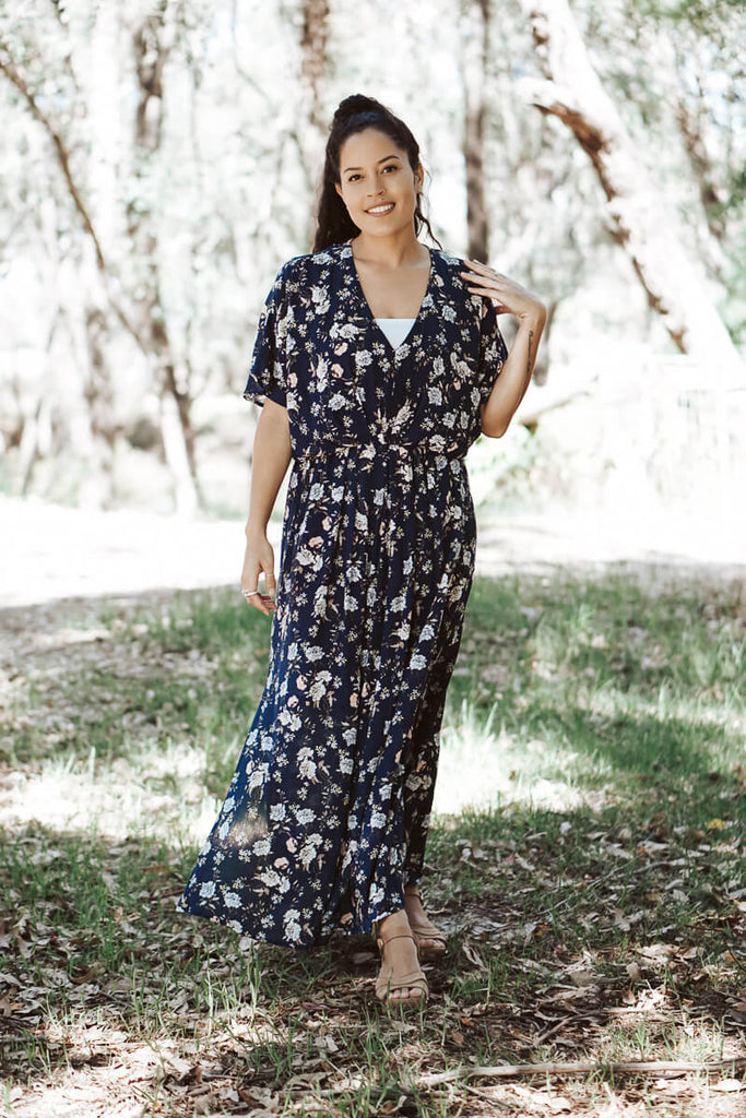 Daphney Maxi Dress - Navy