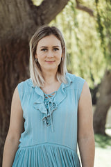 Shell Dress - Aqua