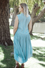 Shell Dress - Aqua