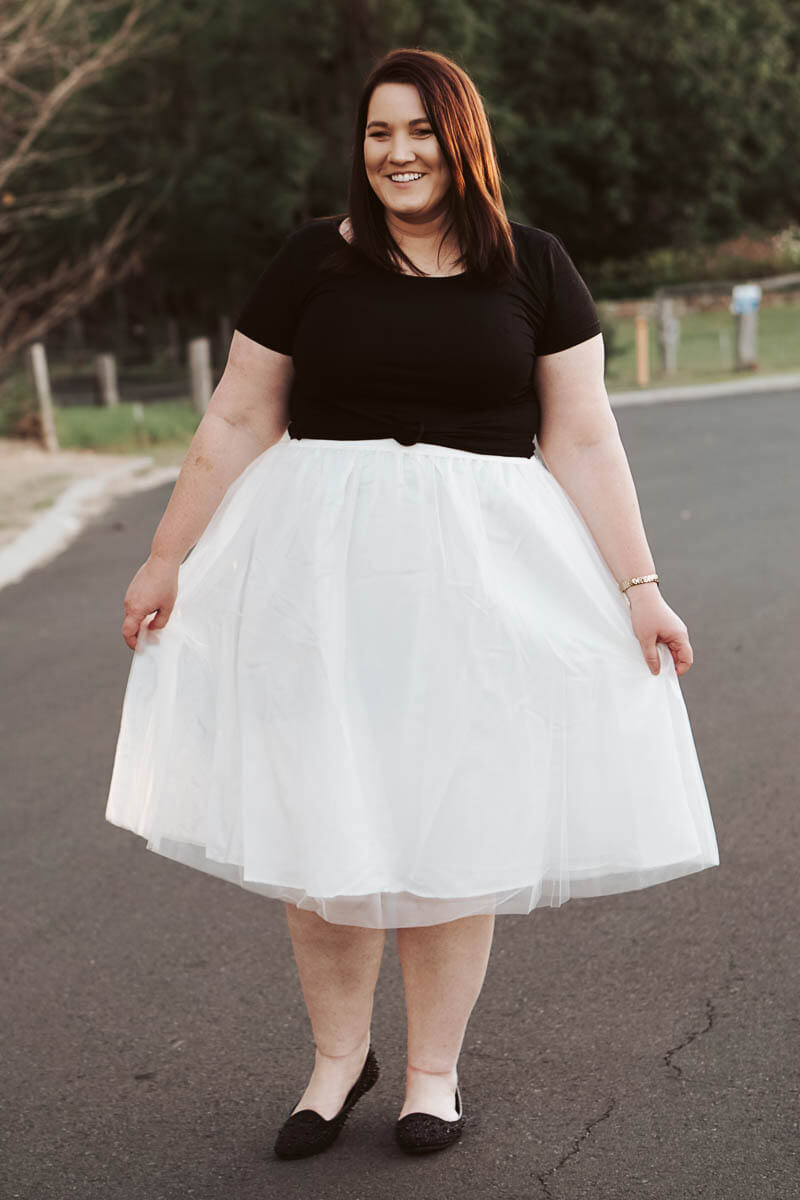 Alegra Tulle Skirt - Ivory – Laurel and Bee