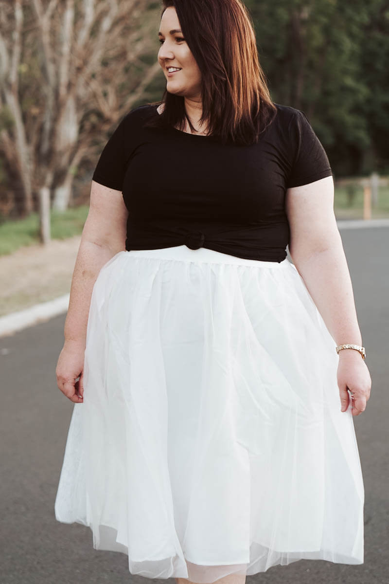 Alegra Tulle Skirt - Ivory – Laurel and Bee