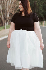 Alegra Tulle Skirt - Ivory