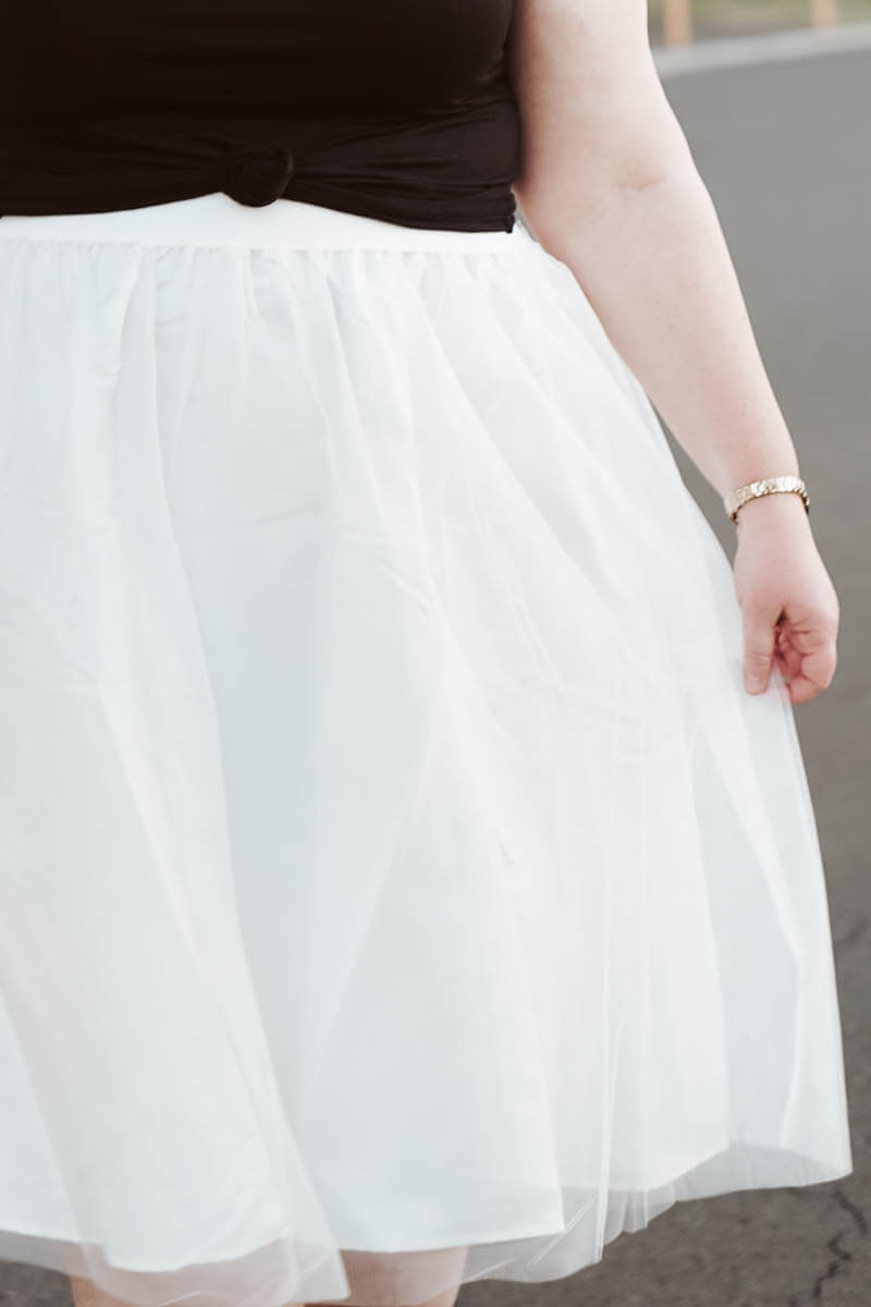 Alegra Tulle Skirt - Ivory