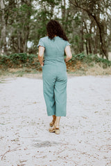 Hayley Sage Jumpsuit